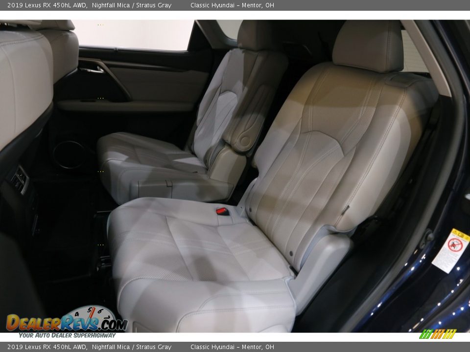 2019 Lexus RX 450hL AWD Nightfall Mica / Stratus Gray Photo #19