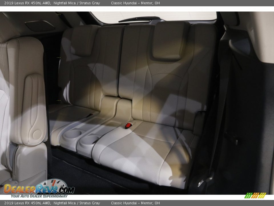 2019 Lexus RX 450hL AWD Nightfall Mica / Stratus Gray Photo #20