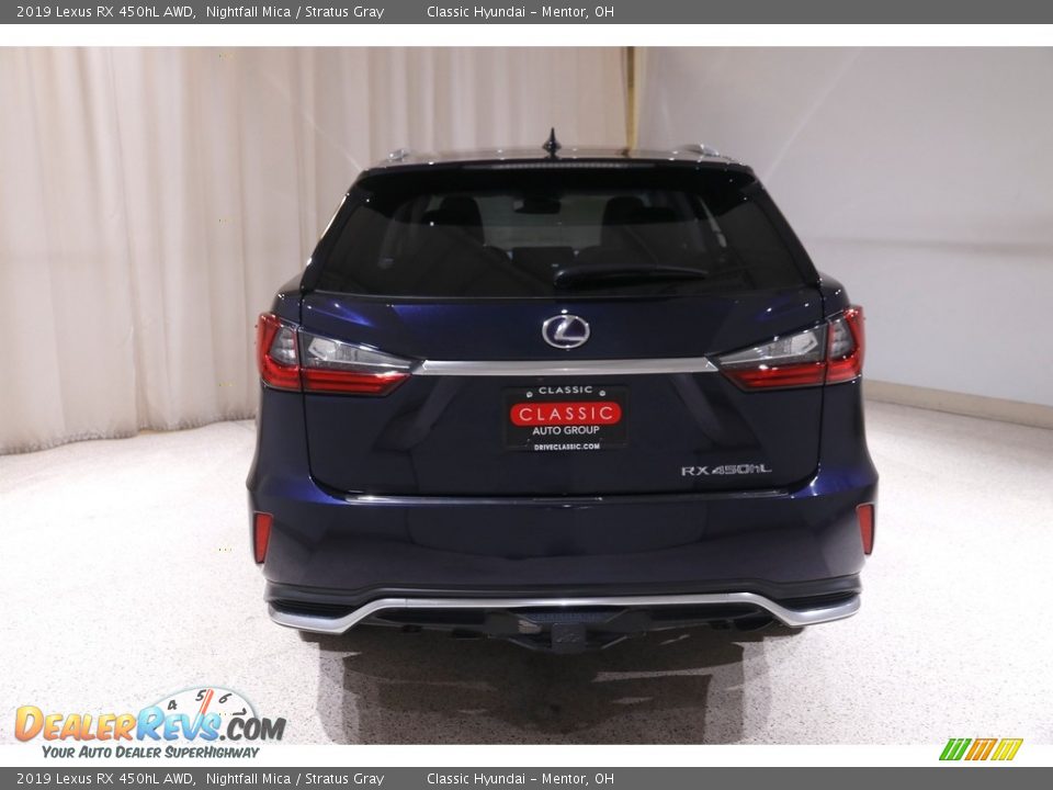 2019 Lexus RX 450hL AWD Nightfall Mica / Stratus Gray Photo #21