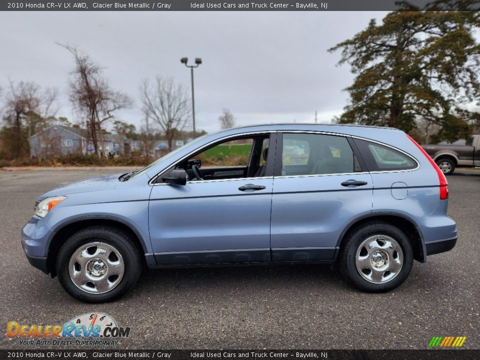 2010 Honda CR-V LX AWD Glacier Blue Metallic / Gray Photo #4