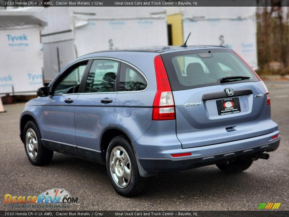 2010 Honda CR-V LX AWD Glacier Blue Metallic / Gray Photo #5