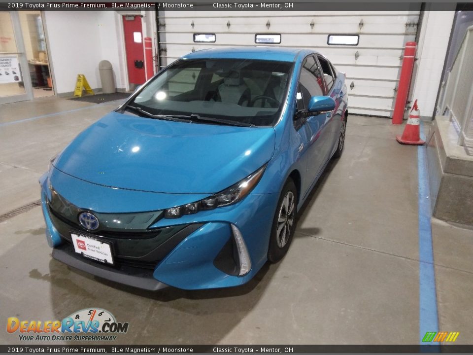 2019 Toyota Prius Prime Premium Blue Magnetism / Moonstone Photo #1