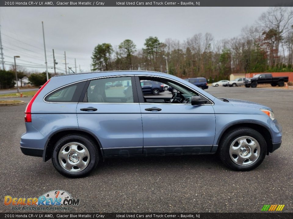 2010 Honda CR-V LX AWD Glacier Blue Metallic / Gray Photo #8