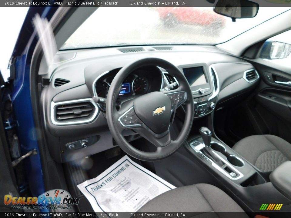 2019 Chevrolet Equinox LT AWD Pacific Blue Metallic / Jet Black Photo #19