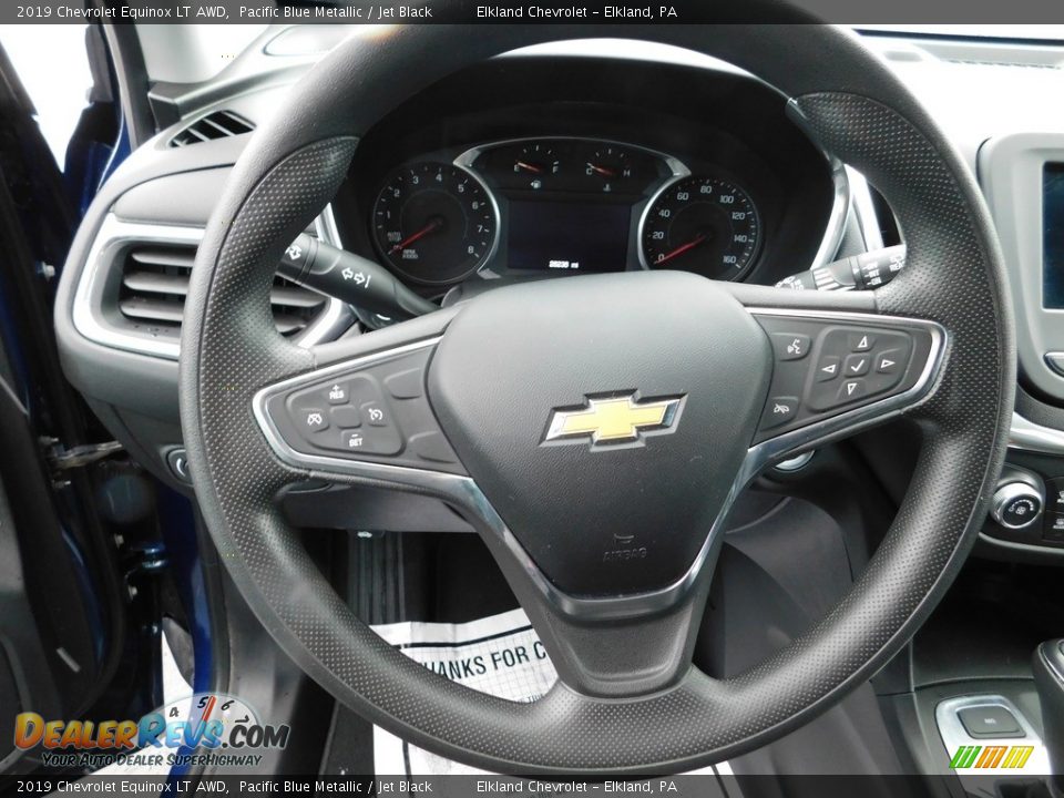 2019 Chevrolet Equinox LT AWD Pacific Blue Metallic / Jet Black Photo #21