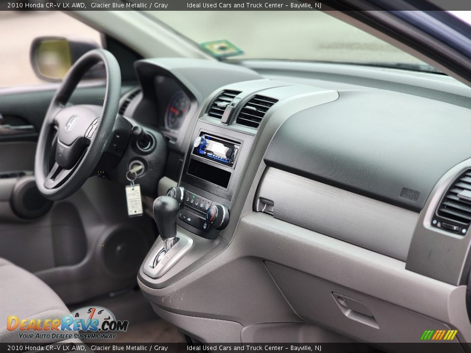 2010 Honda CR-V LX AWD Glacier Blue Metallic / Gray Photo #11