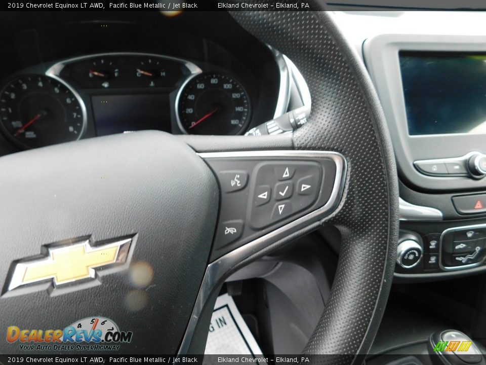 2019 Chevrolet Equinox LT AWD Pacific Blue Metallic / Jet Black Photo #22