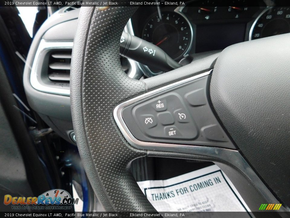 2019 Chevrolet Equinox LT AWD Pacific Blue Metallic / Jet Black Photo #23