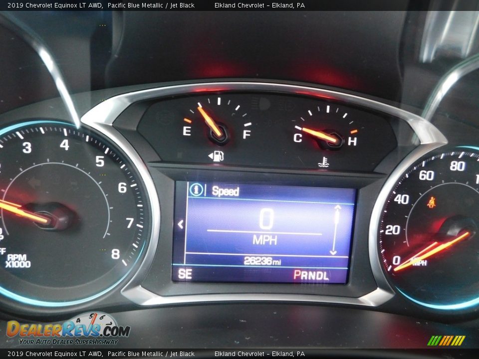 2019 Chevrolet Equinox LT AWD Pacific Blue Metallic / Jet Black Photo #24