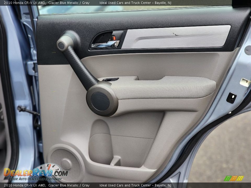 2010 Honda CR-V LX AWD Glacier Blue Metallic / Gray Photo #14