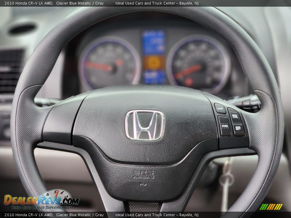 2010 Honda CR-V LX AWD Glacier Blue Metallic / Gray Photo #15