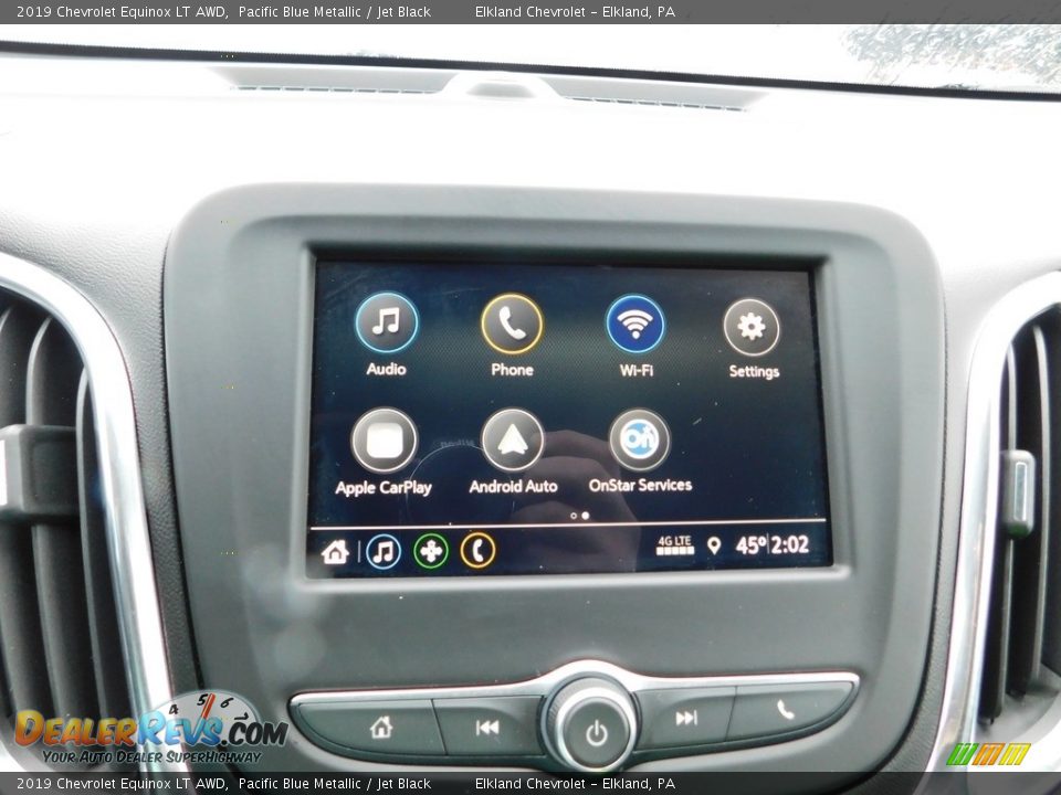 2019 Chevrolet Equinox LT AWD Pacific Blue Metallic / Jet Black Photo #26
