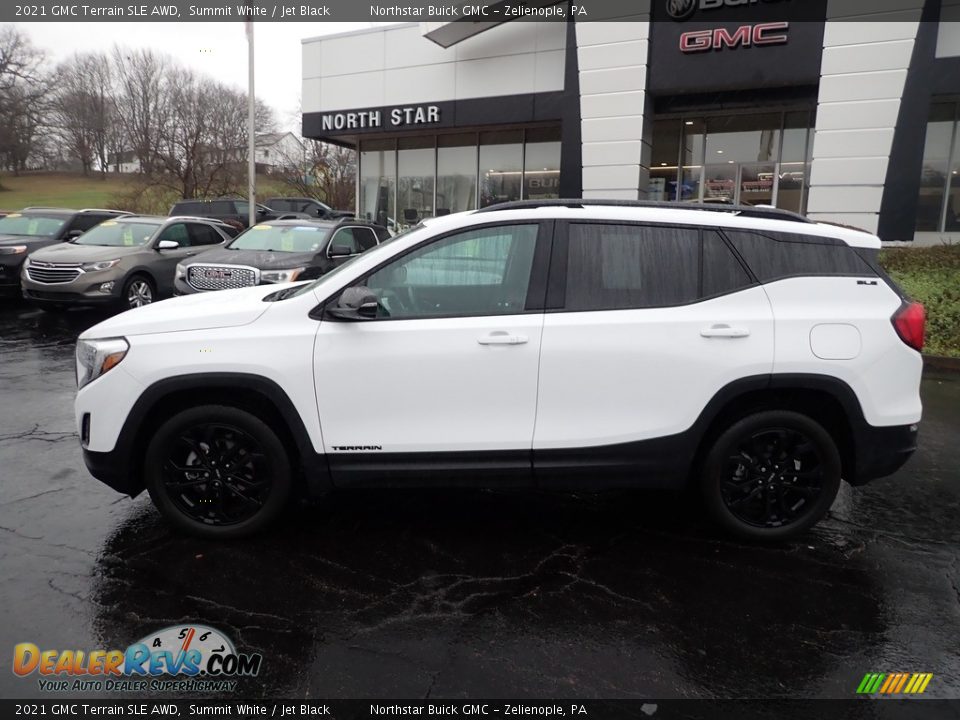 2021 GMC Terrain SLE AWD Summit White / Jet Black Photo #2