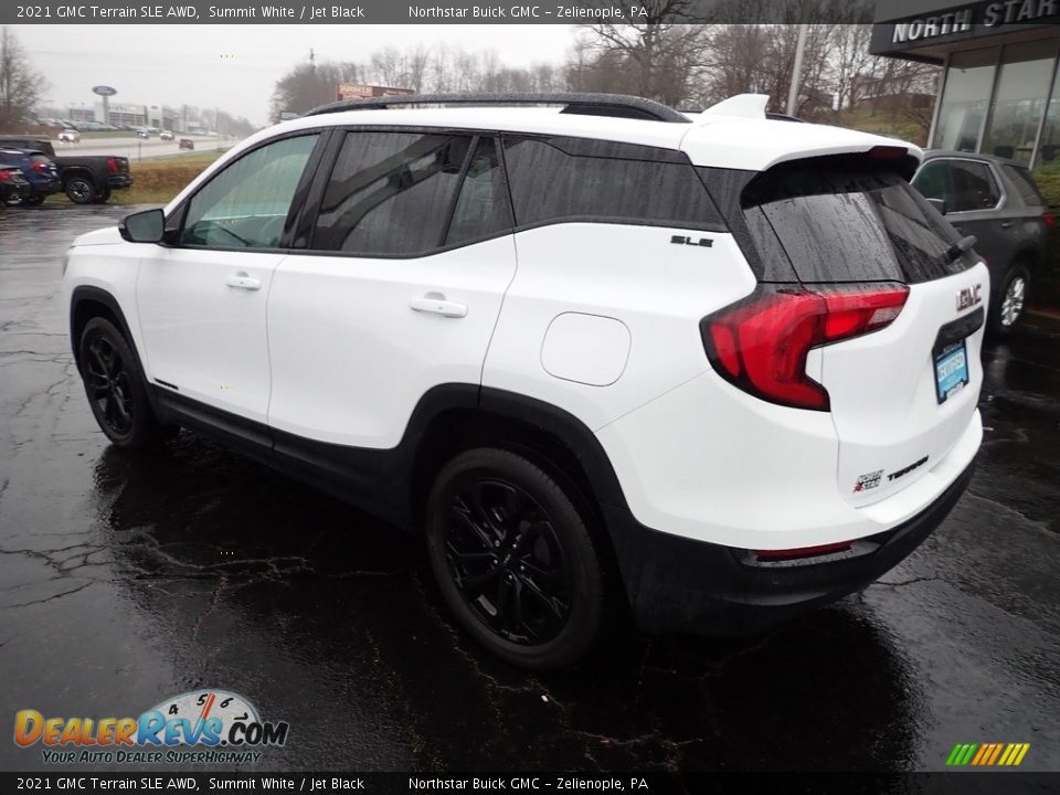 2021 GMC Terrain SLE AWD Summit White / Jet Black Photo #3