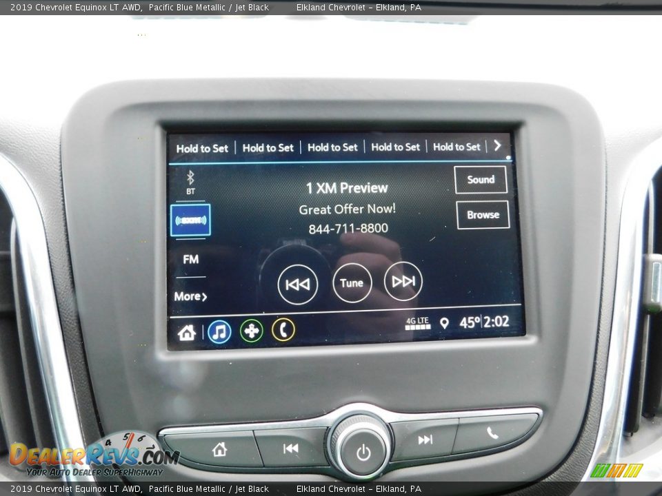 2019 Chevrolet Equinox LT AWD Pacific Blue Metallic / Jet Black Photo #27