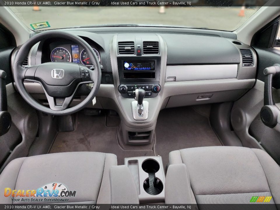 2010 Honda CR-V LX AWD Glacier Blue Metallic / Gray Photo #17