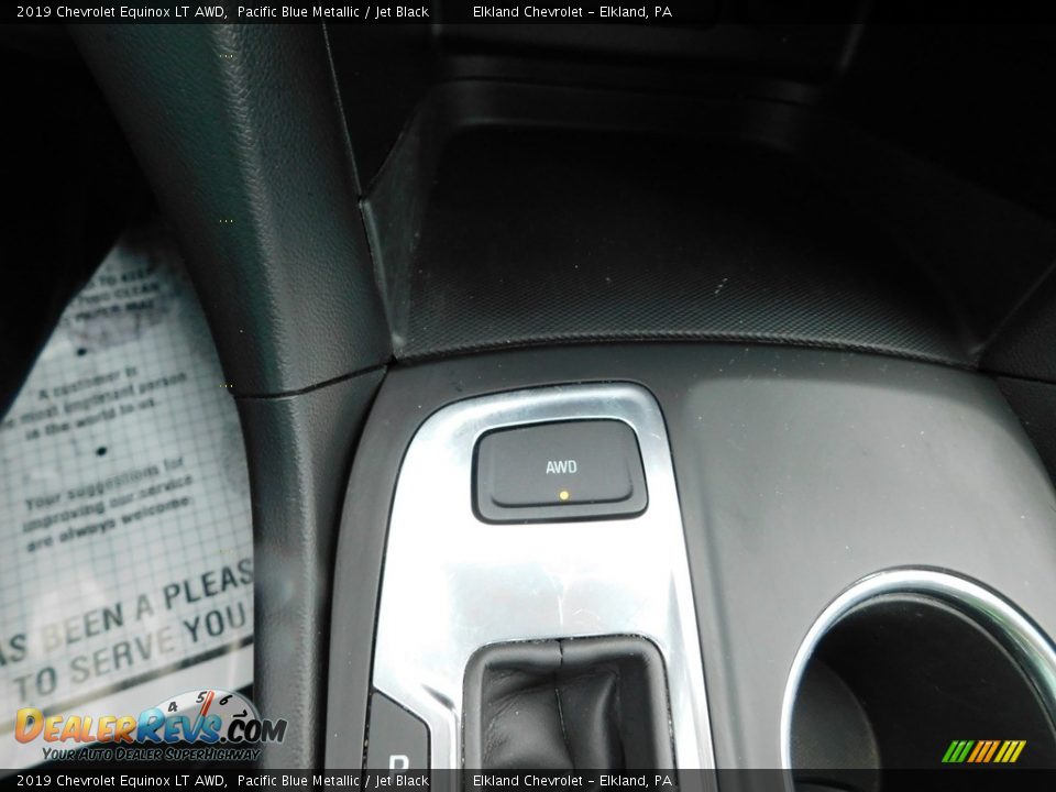 2019 Chevrolet Equinox LT AWD Pacific Blue Metallic / Jet Black Photo #31
