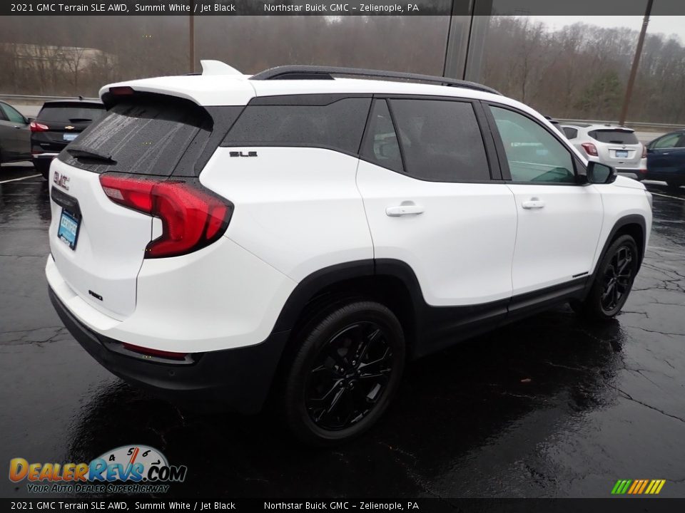 2021 GMC Terrain SLE AWD Summit White / Jet Black Photo #7