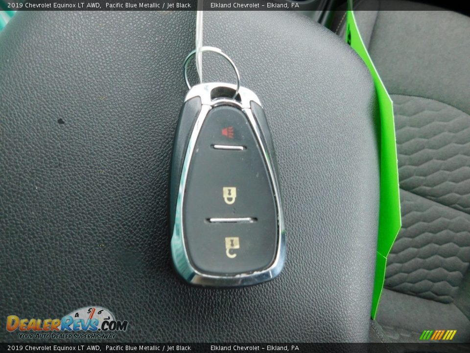 2019 Chevrolet Equinox LT AWD Pacific Blue Metallic / Jet Black Photo #33
