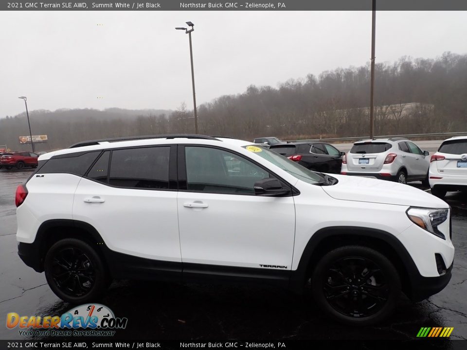 2021 GMC Terrain SLE AWD Summit White / Jet Black Photo #8