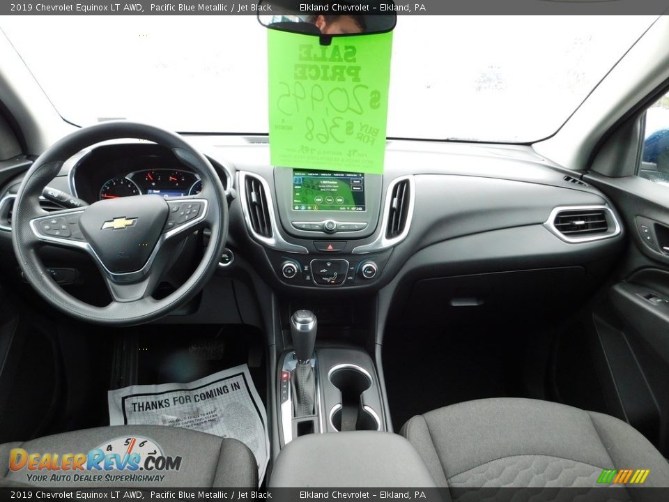 2019 Chevrolet Equinox LT AWD Pacific Blue Metallic / Jet Black Photo #34