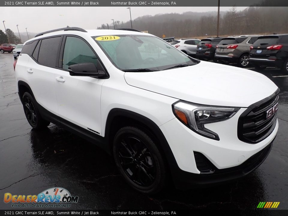 2021 GMC Terrain SLE AWD Summit White / Jet Black Photo #9