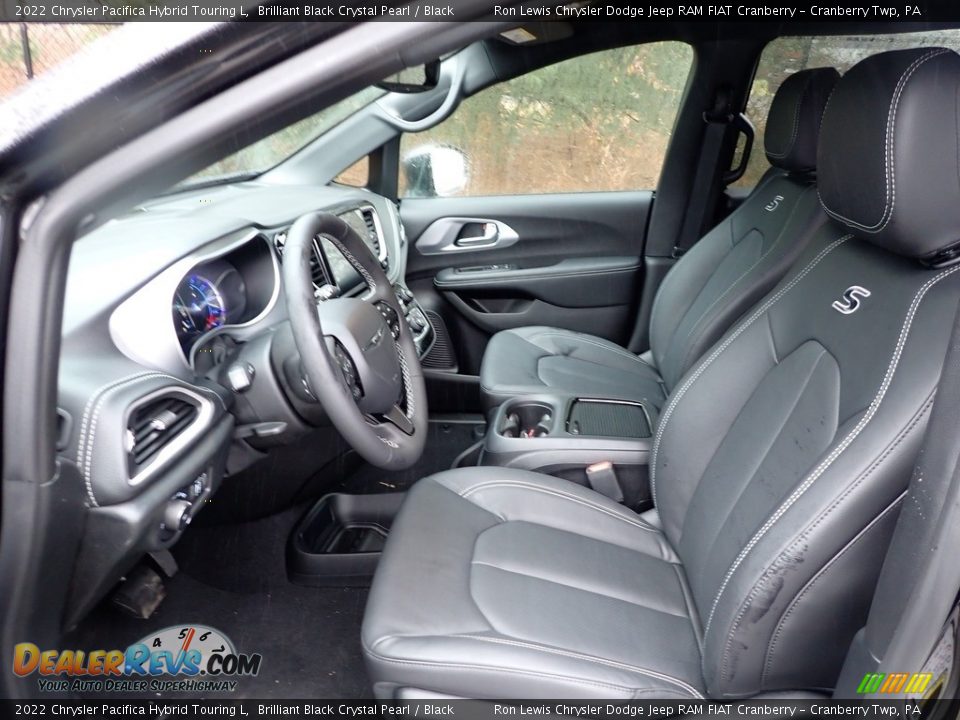 Black Interior - 2022 Chrysler Pacifica Hybrid Touring L Photo #14