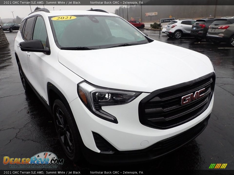 2021 GMC Terrain SLE AWD Summit White / Jet Black Photo #10