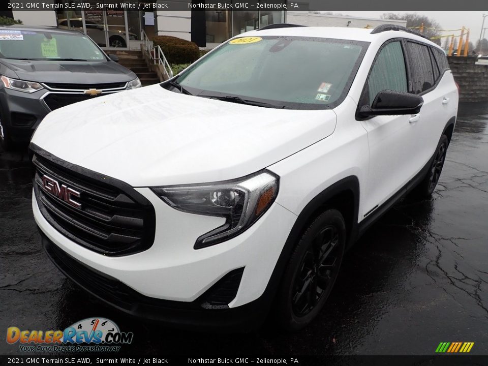 2021 GMC Terrain SLE AWD Summit White / Jet Black Photo #12