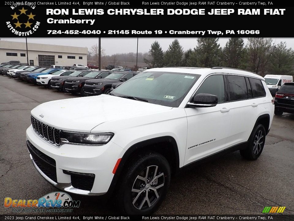 2023 Jeep Grand Cherokee L Limited 4x4 Bright White / Global Black Photo #1