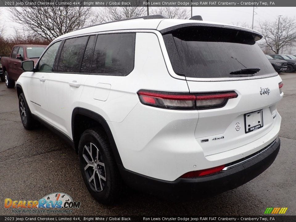 2023 Jeep Grand Cherokee L Limited 4x4 Bright White / Global Black Photo #3