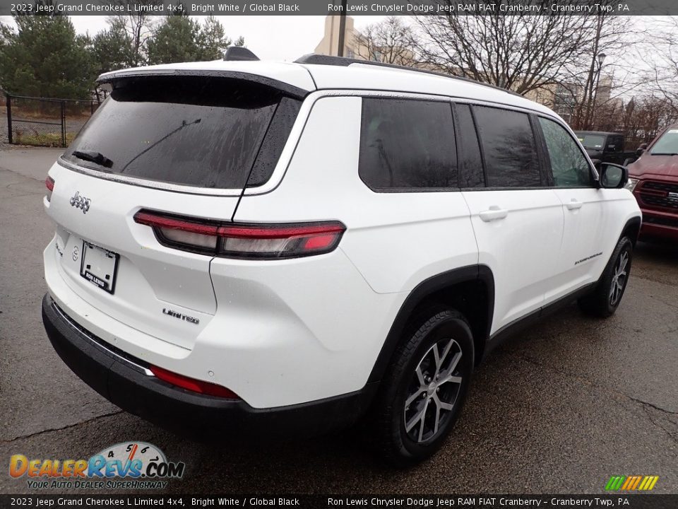 2023 Jeep Grand Cherokee L Limited 4x4 Bright White / Global Black Photo #5
