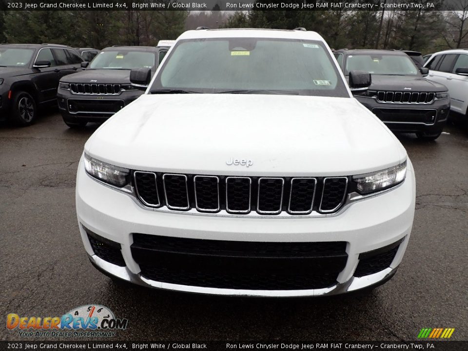 2023 Jeep Grand Cherokee L Limited 4x4 Bright White / Global Black Photo #8