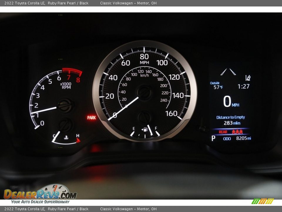 2022 Toyota Corolla LE Gauges Photo #8