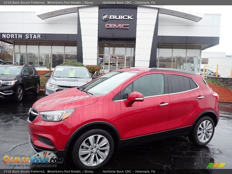 2018 Buick Encore Preferred Winterberry Red Metallic / Ebony Photo #1