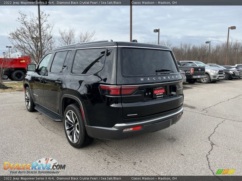 2022 Jeep Wagoneer Series II 4x4 Diamond Black Crystal Pearl / Sea Salt/Black Photo #2