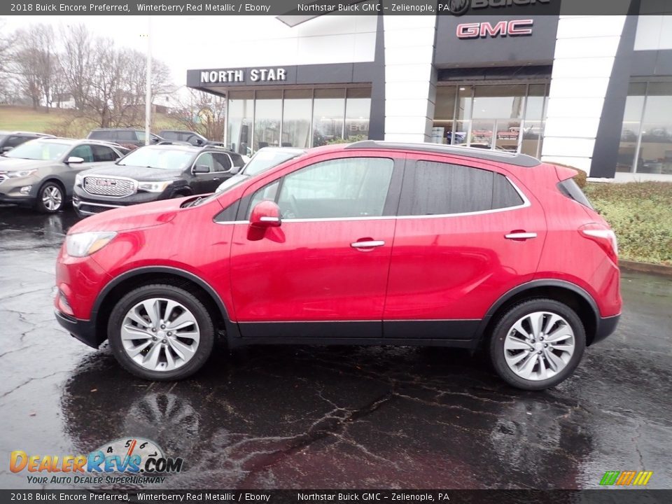 2018 Buick Encore Preferred Winterberry Red Metallic / Ebony Photo #2