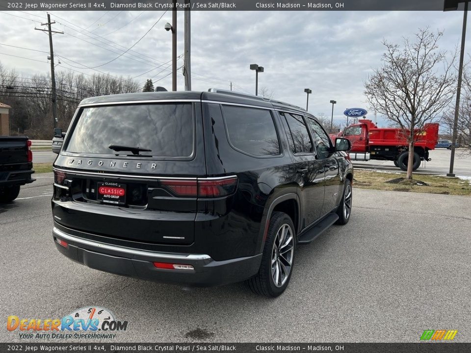 2022 Jeep Wagoneer Series II 4x4 Diamond Black Crystal Pearl / Sea Salt/Black Photo #3