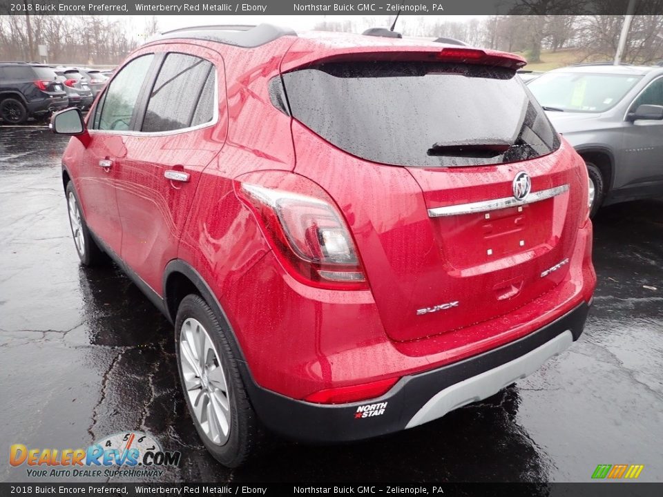 2018 Buick Encore Preferred Winterberry Red Metallic / Ebony Photo #4