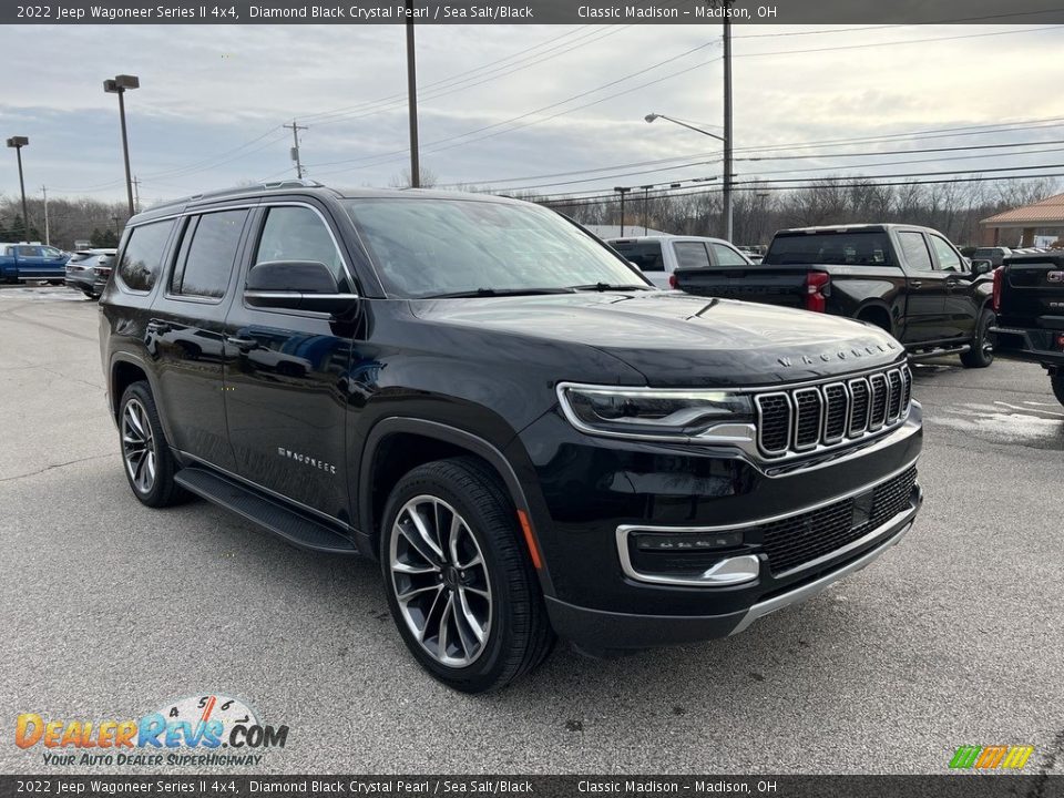 2022 Jeep Wagoneer Series II 4x4 Diamond Black Crystal Pearl / Sea Salt/Black Photo #4