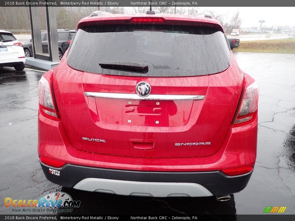 2018 Buick Encore Preferred Winterberry Red Metallic / Ebony Photo #5