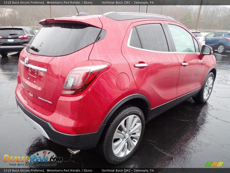 2018 Buick Encore Preferred Winterberry Red Metallic / Ebony Photo #6