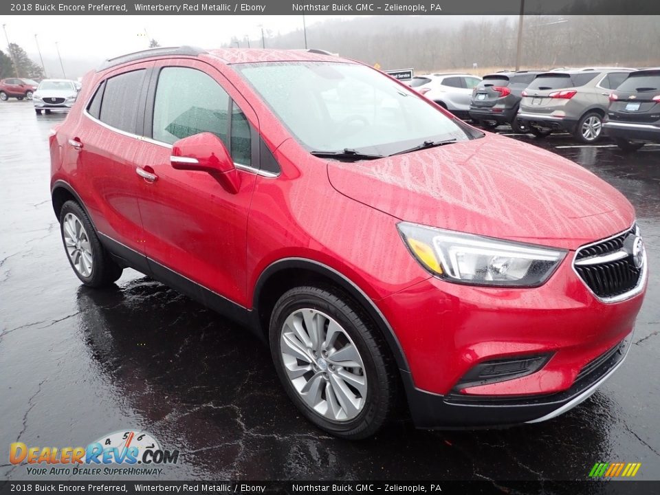 2018 Buick Encore Preferred Winterberry Red Metallic / Ebony Photo #9