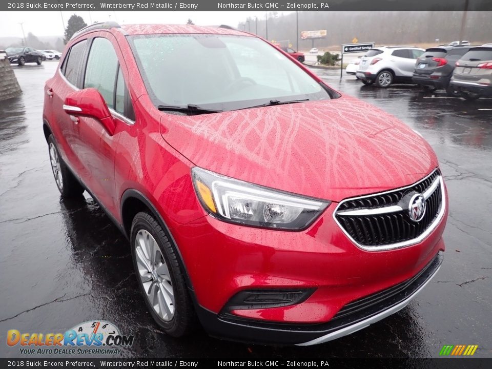 2018 Buick Encore Preferred Winterberry Red Metallic / Ebony Photo #10