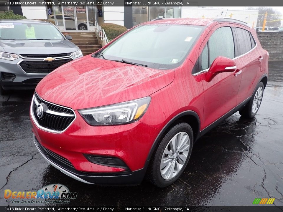 2018 Buick Encore Preferred Winterberry Red Metallic / Ebony Photo #12