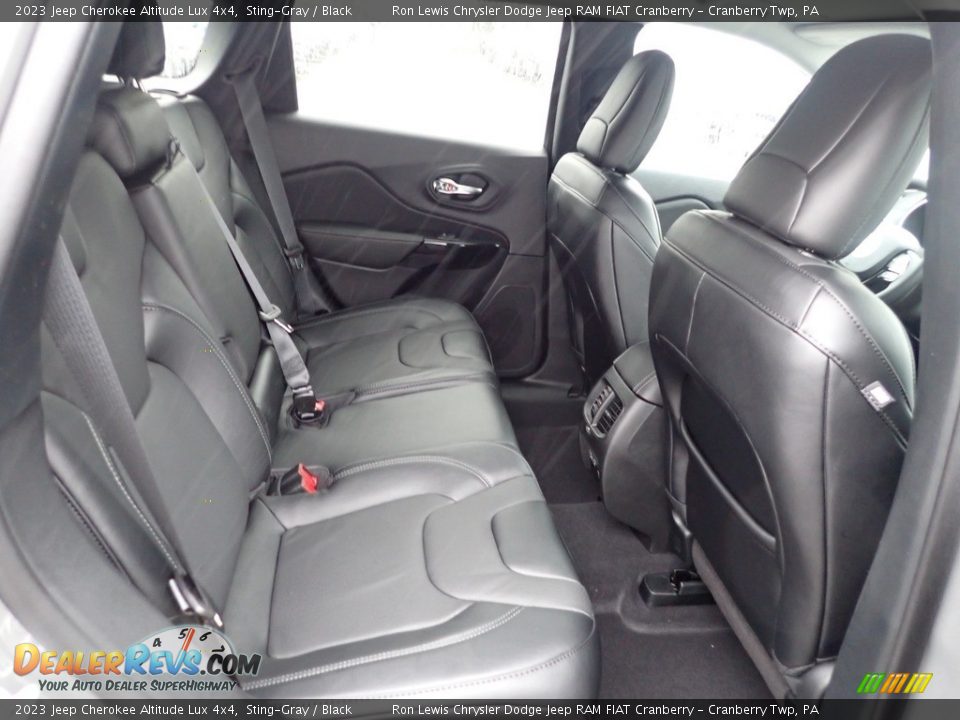 Rear Seat of 2023 Jeep Cherokee Altitude Lux 4x4 Photo #11