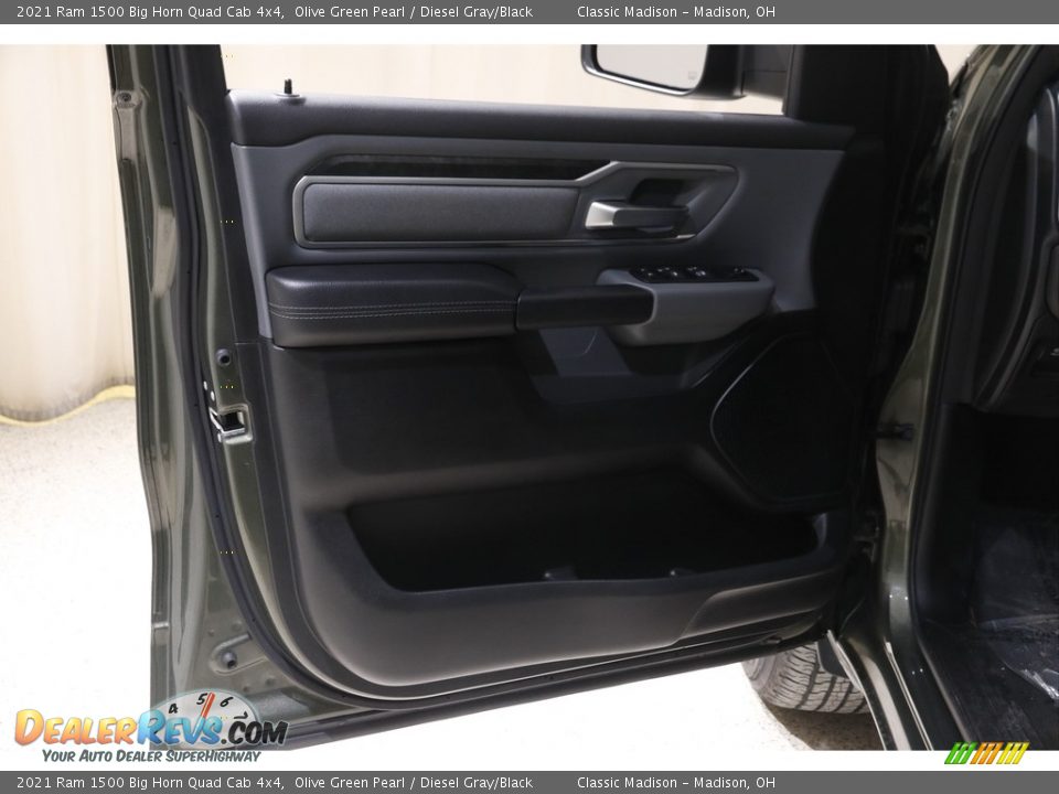 2021 Ram 1500 Big Horn Quad Cab 4x4 Olive Green Pearl / Diesel Gray/Black Photo #4