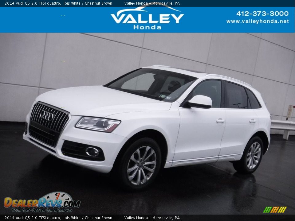 2014 Audi Q5 2.0 TFSI quattro Ibis White / Chestnut Brown Photo #1