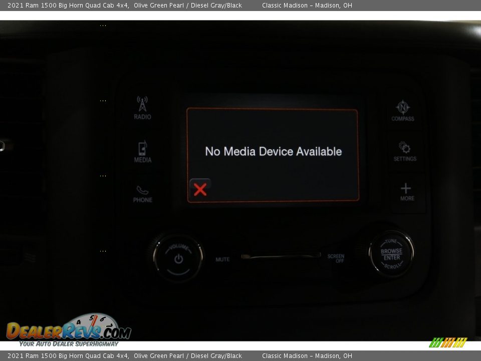 2021 Ram 1500 Big Horn Quad Cab 4x4 Olive Green Pearl / Diesel Gray/Black Photo #10