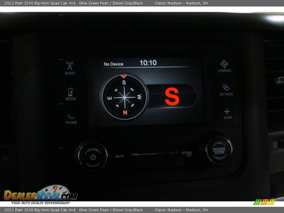 2021 Ram 1500 Big Horn Quad Cab 4x4 Olive Green Pearl / Diesel Gray/Black Photo #12